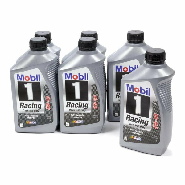 Mobil 1 104145 0W-50 Racing Oil - 1 qt., 6PK MO374613